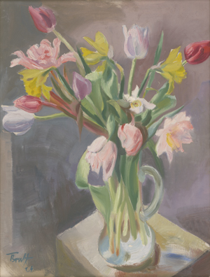 Lot 7102, Auction  126, Brust, Karl Friedrich, Frühlingsblumenstrauß