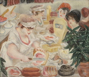 Lot 7126, Auction  126, Netzband, Georg, Fleischabteilung im KaDeWe