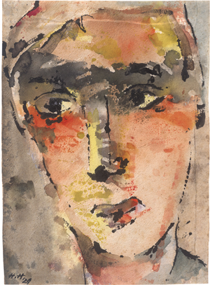 Lot 7135, Auction  126, Höch, Hannah, Frauenbildnis (Selbstportrait?)