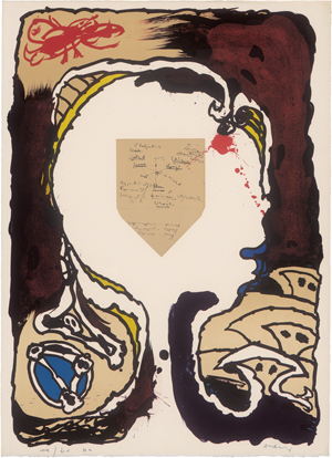 Lot 7206, Auction  126, Alechinsky, Pierre, Composition (Pour Jorn)