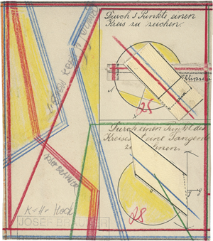 Lot 8051, Auction  126, Brauner, Josef, Konstruktivistische Zeichnung