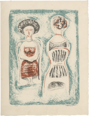 Lot 8065, Auction  126, Campigli, Massimo, Due donne sedute