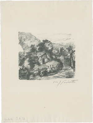 Lot 8082, Auction  126, Corinth, Lovis, Alphütte