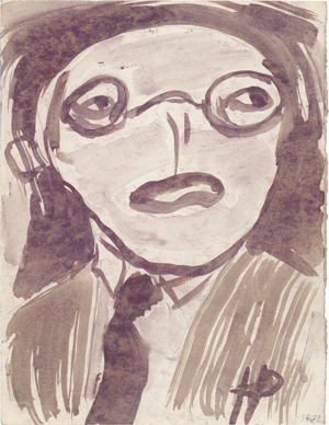 Lot 8130, Auction  126, Holmead, Mann mit Brille