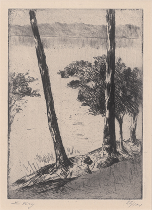 Lot 8286, Auction  126, Ury, Lesser, Sitzendes Paar an der Havel