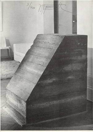 Lot 8295, Auction  126, Vostell, Wolf, Betonierungen