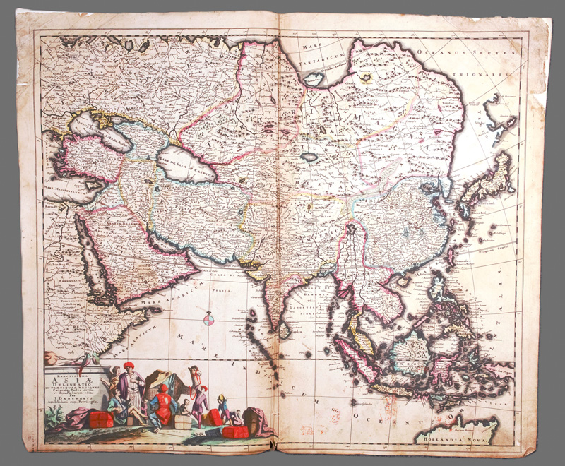 Lot 42, Auction 126, Danckerts, Justus, Exactissima Asiae delineatio in praecipas regiones