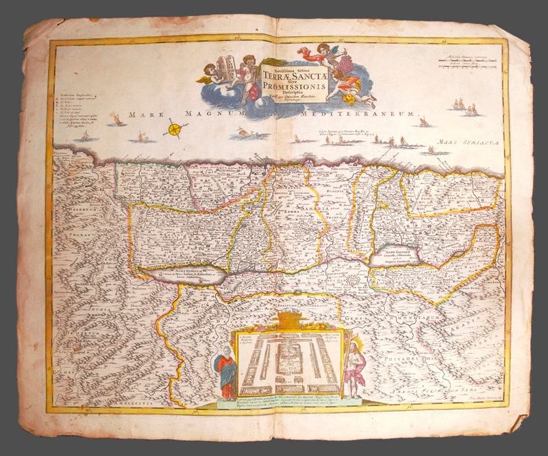 Lot 49, Auction 126, Homann, Johann Baptist, Novissima totius terrae sanctae sive