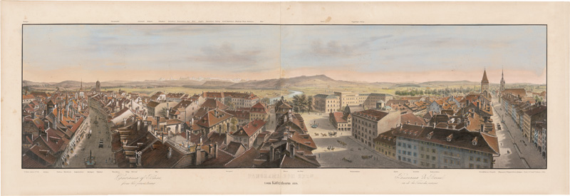Lot 106, Auction 126, Huber, H, Panorama von Bern vom Käfigthurm aus