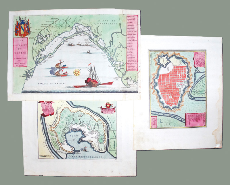 Lot 108, Auction  126, Italien, Konvolut von 4 Stadtansichten