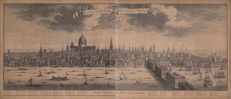 Lot 116, Auction 126, Kip, Johannes, La Ville de Londres. Prospectus Londinensis