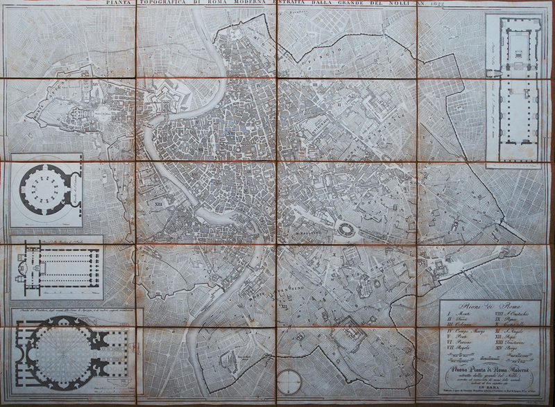Lot 134, Auction  126, Nolli, Giovanni Battista, Nuova Pianta di Roma Moderna