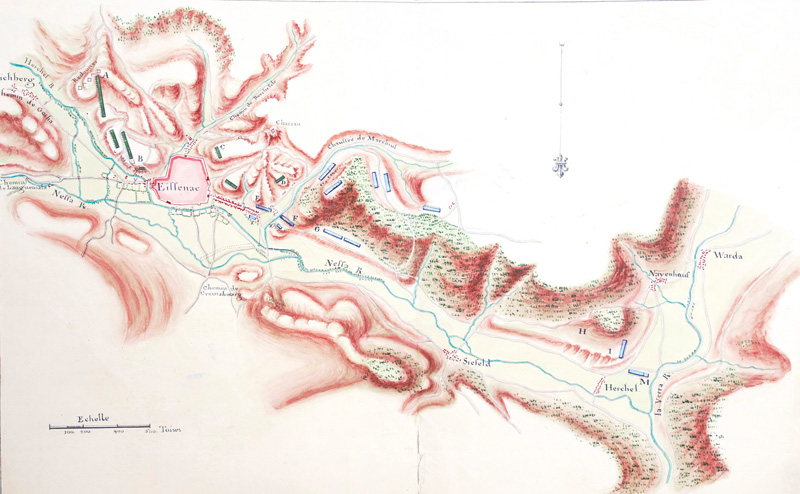 Lot 175, Auction 126, Eisenach, Carte des environs d'Eissenac