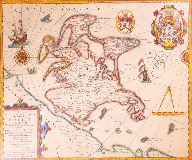 Lot 187, Auction 126, Hondius, Hendrick, Nova famigerabilis Insulae ac ducatus Rugi