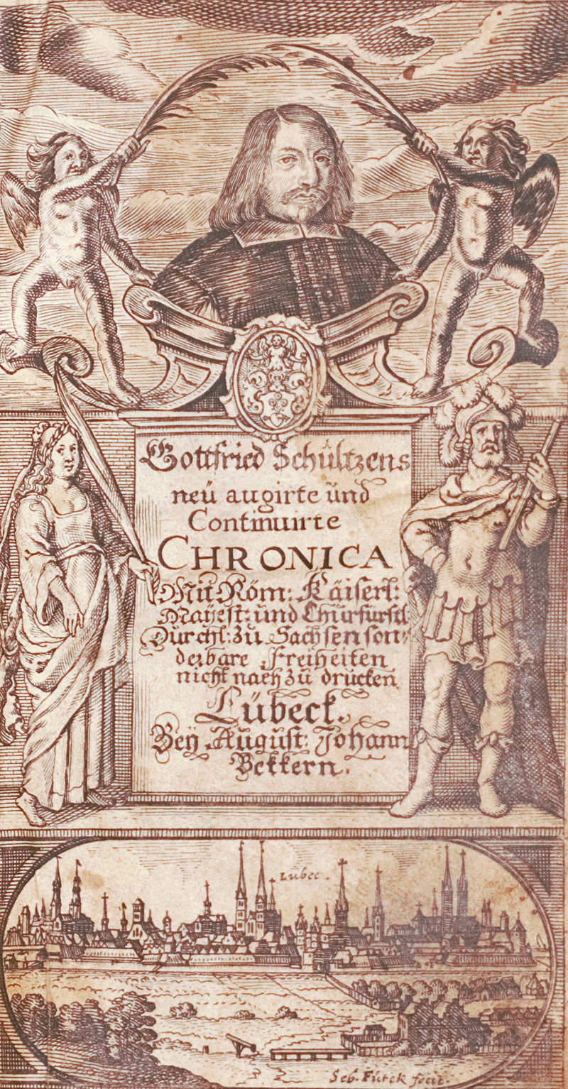 Lot 198, Auction  126, Schultze, Gottfried, Neu-augirte und continuirte Chronica