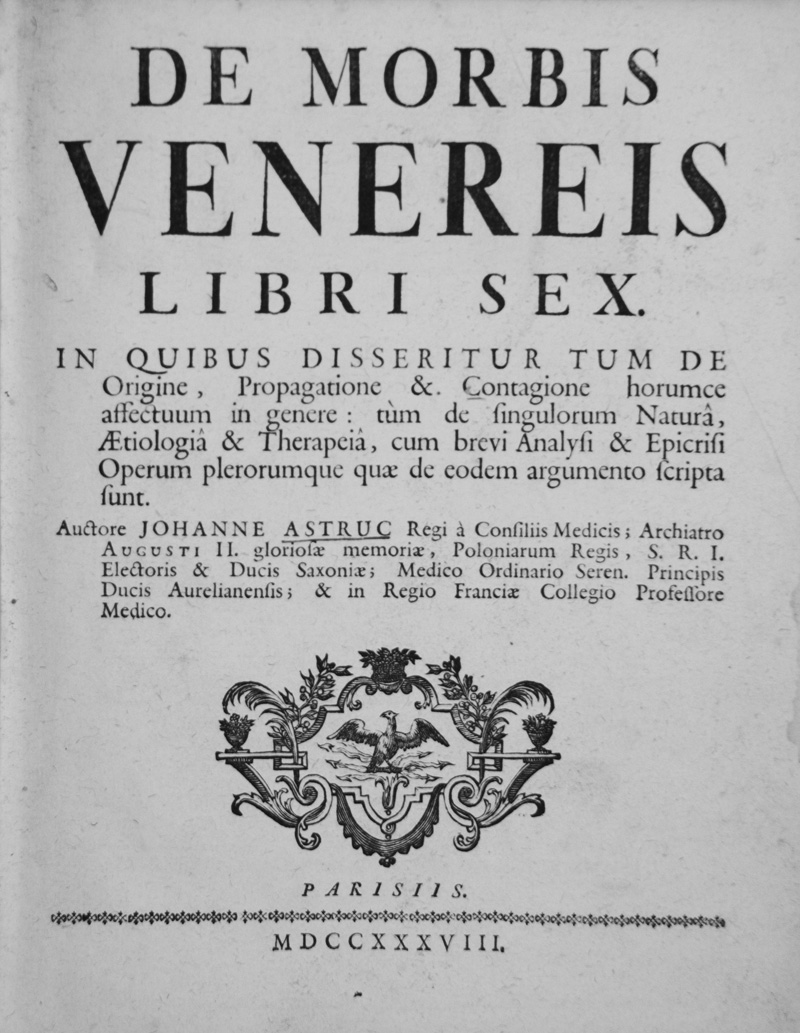 Lot 301, Auction 126, Astruc, Jean, De morbis venereis libri sex
