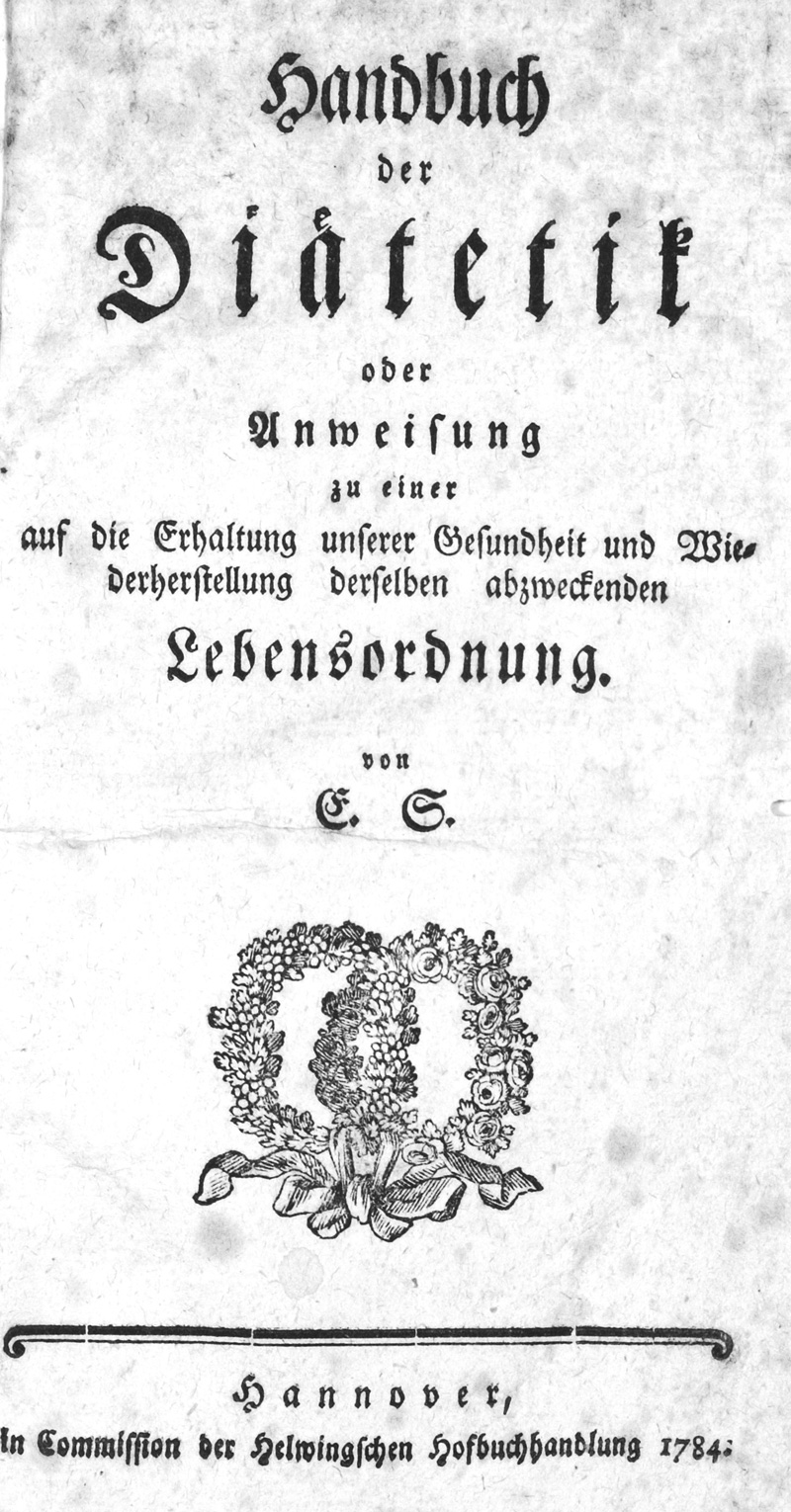 Lot 324, Auction 126, Schwabe, Ernst, Handbuch der Diätetik oder Anweisung zu einer auf die Erhaltung der Gesundheit