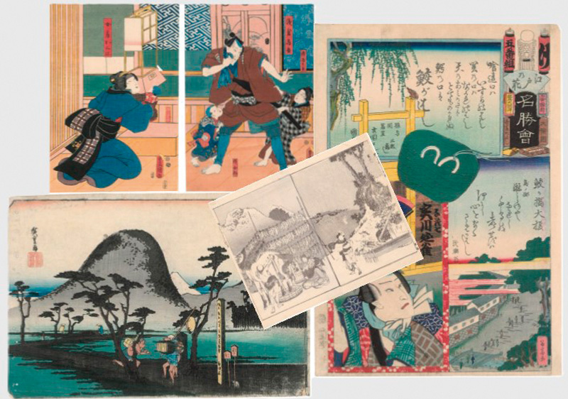Lot 684, Auction 126, Ukiyo-e, Konvolut von 8 japanischen Holzschnitten