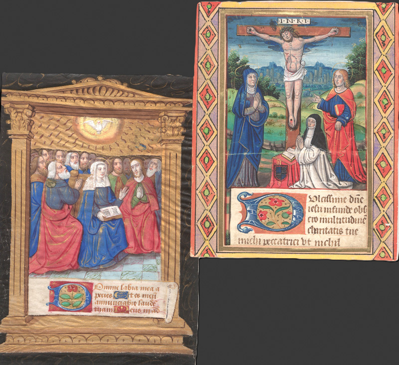 Lot 1010, Auction 126, Kreuzigung Christi, Miniatur aus einem spätmittelalterlichen Livre d'heures