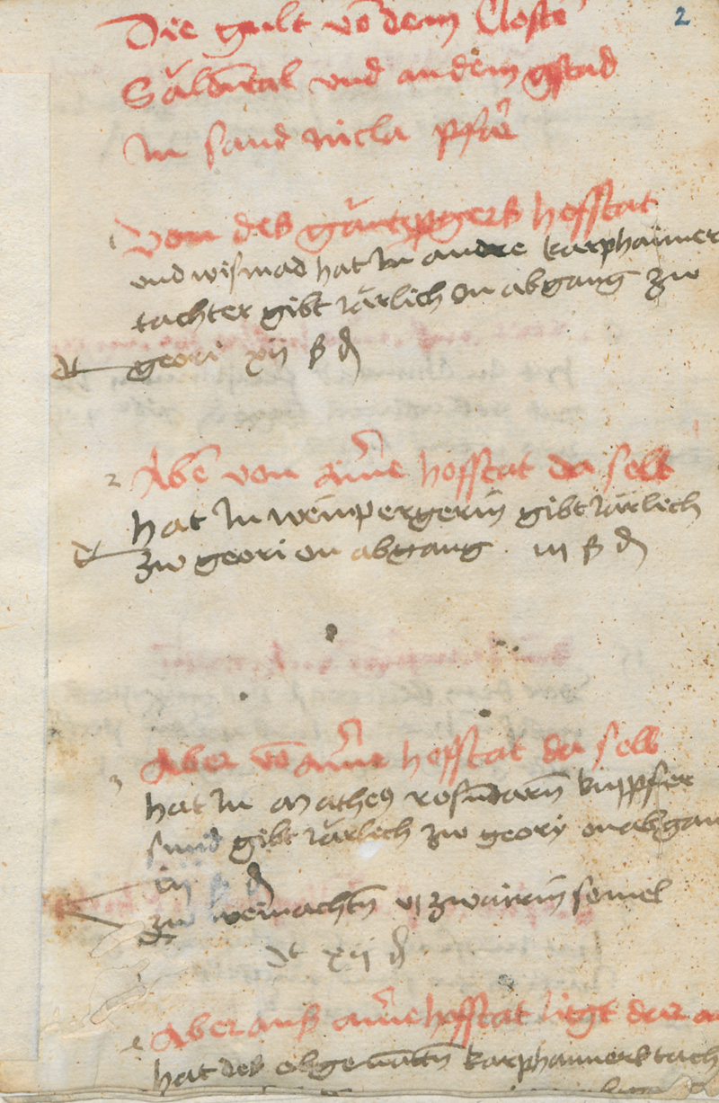 Lot 1012, Auction 126, Seligenthaler Gültbuch, Abgabenliste des Zisterzienserinnenstifts. Deutsche Handschrift auf Papier