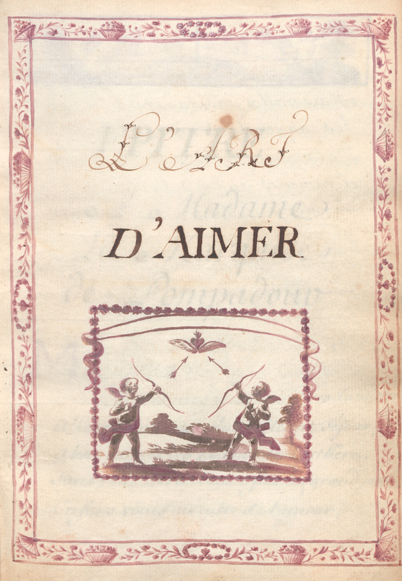 Lot 1040, Auction 126, Bernard, Pierre-Joseph, L’art d’aimer