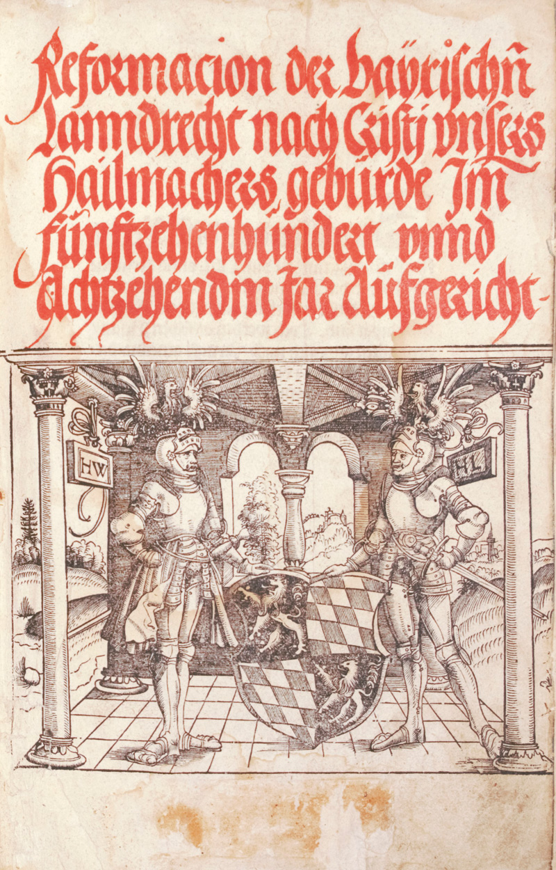 Lot 1107, Auction 126, Bayern, Sammelband zum Bayrischen Landrecht