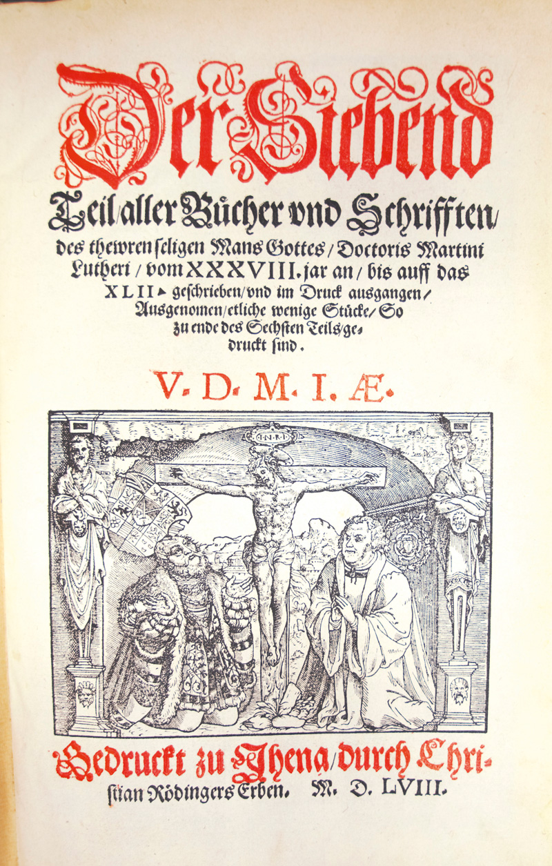 Lot 1153, Auction 126, Luther, Martin, Der Siebend Teil aller Bücher und Schrifften