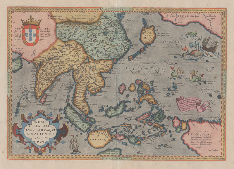 Lot 1169, Auction 126, Ortelius, Abraham, Indiae Orientalis insularumque adiacientium Typus
