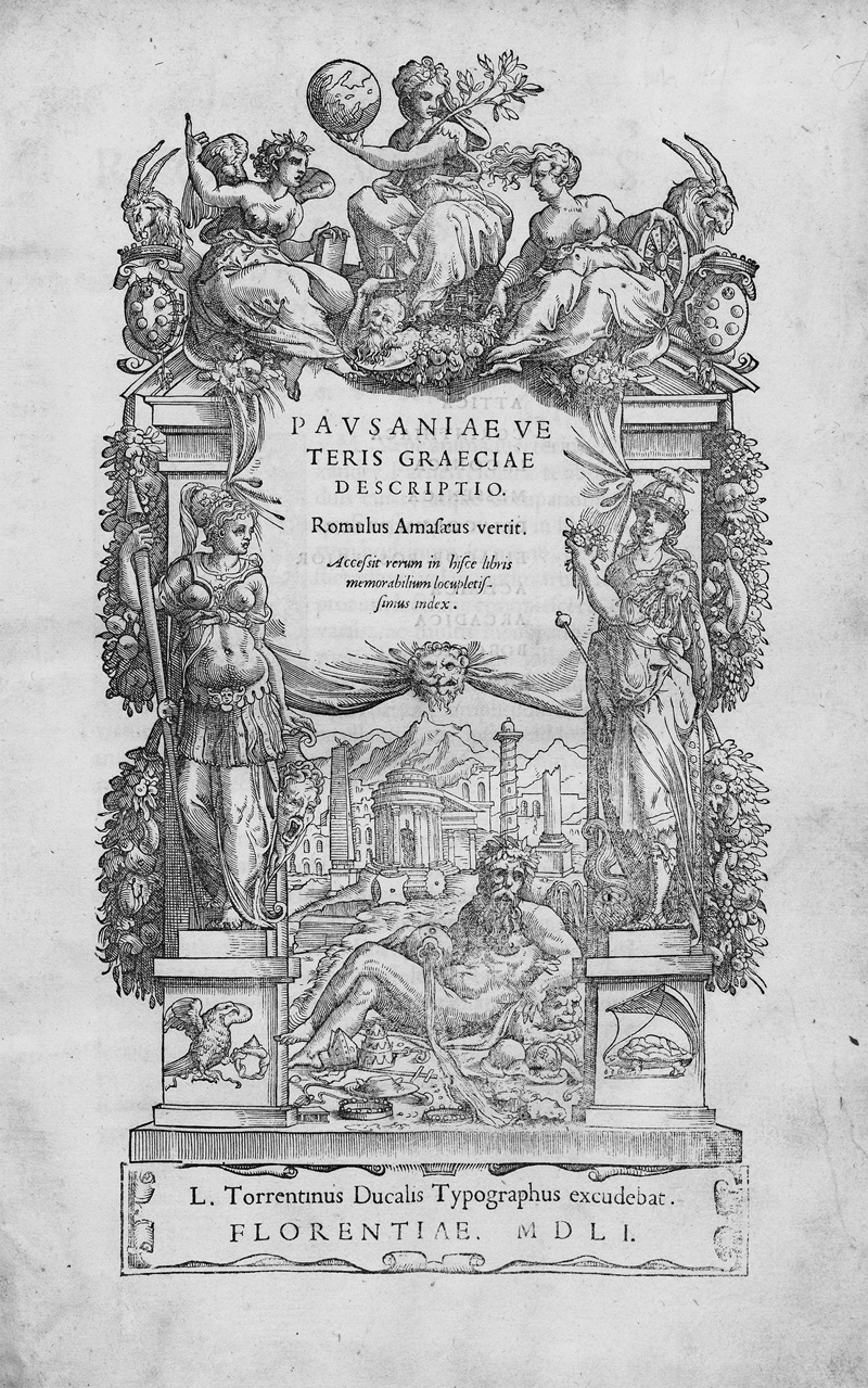 Lot 1173, Auction 126, Pausanias, Veteris Graeciae descriptio. Florenz, L. Torrentin, 1551