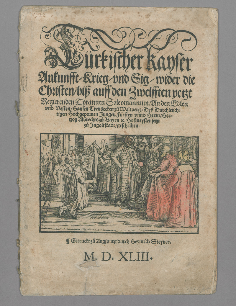 Lot 1196, Auction 126, Traut, Veit, Ankunfft-Krieg- und Sig-wider die Christen