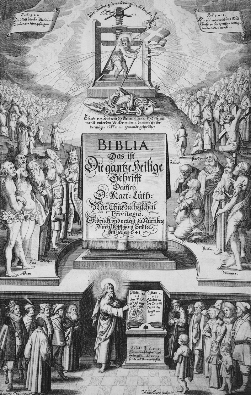 Lot 1203, Auction 126, Biblia germanica und Biblia, das ist: Die gantze H. Schrift, Altes und Newes Testaments Teusch / D. Martin Luthers.