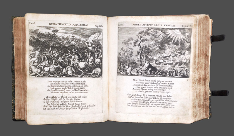 Lot 1205, Auction 126, Küsel, Melchior, Icones Biblicae Veteris et Novi Testamenti. Augsburg, Melchior Küsel, 1679. - Erste Ausgabe