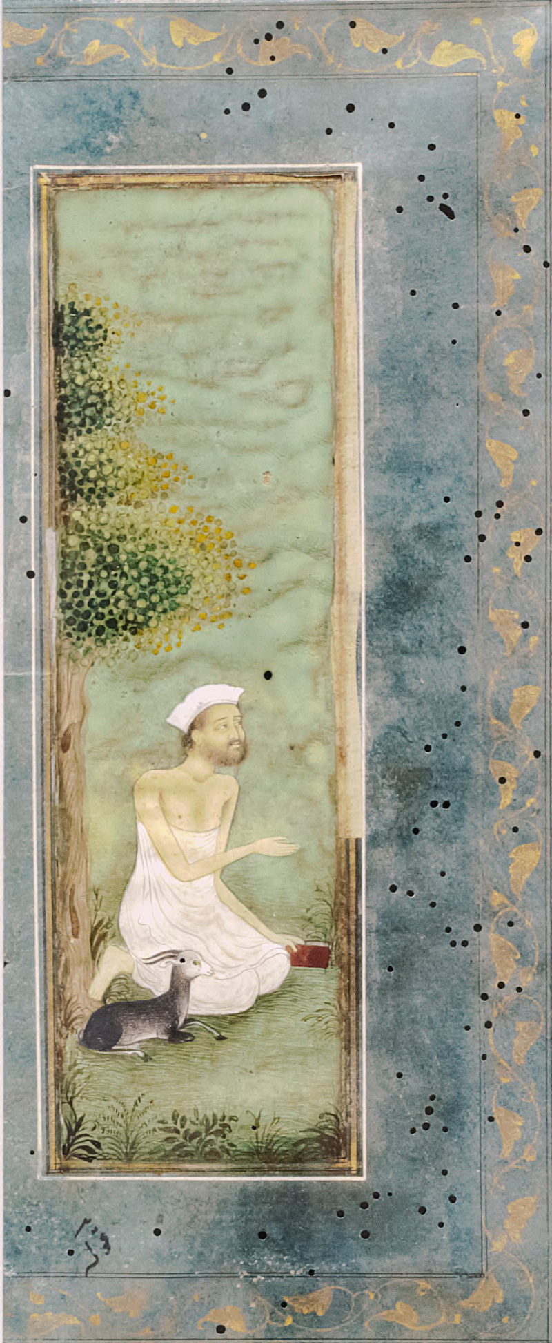 Lot 1228, Auction 126, Indopersische Miniatur, Arabische Handschrift auf Papier. Indopersischer Raum Ende 19. Jahrhundert