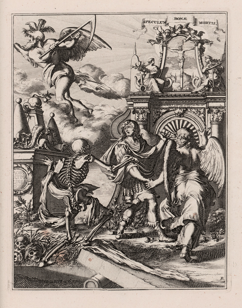 Lot 1233, Auction  126, Chertablon de la Vigne, David., La manière de se bien préparer à la mort