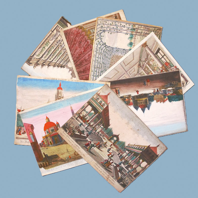 Lot 1242, Auction 126, Guckkastenblätter, Sammlung von 30 kolorierten Kupferstichen