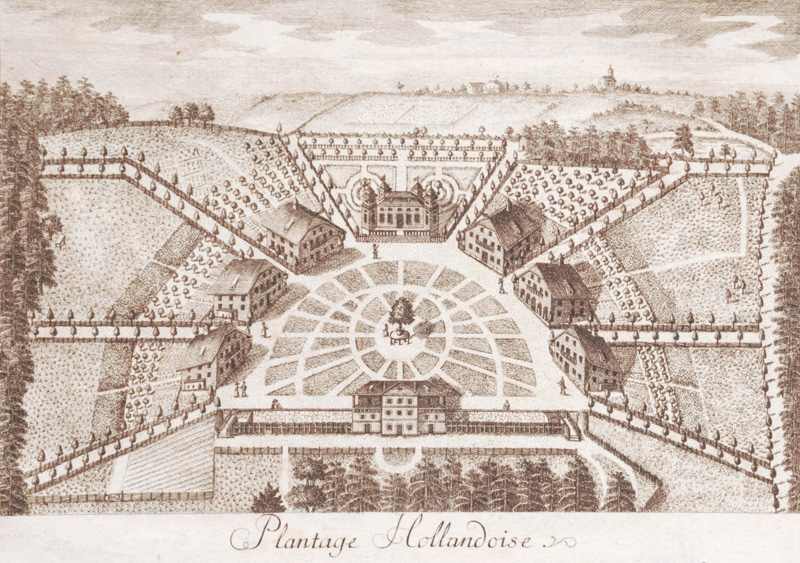 Lot 1244, Auction 126, Karl, Johann Friedrich, Vüe et prospect, des differentes parties du parc, près du Château de Freudenhain appartenant à S. E. le cardinal, et prince regnant de Passau