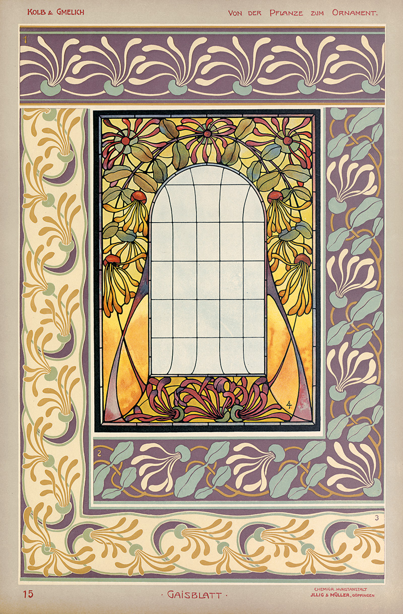 Lot 1245, Auction 126, Kolb, Gustav, Von der Pflanze zum Ornament