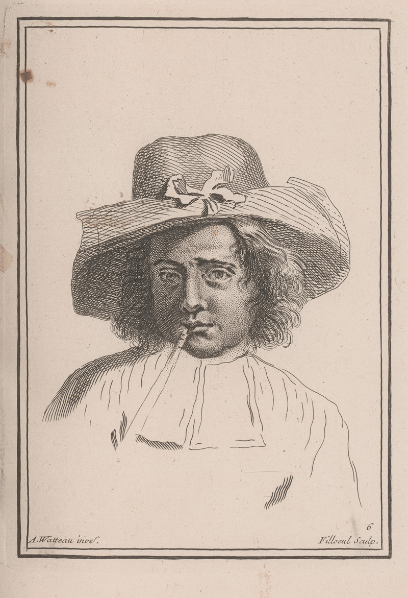 Lot 1274, Auction  126, Watteau, Antoine, Livre de differents caractères de têtes