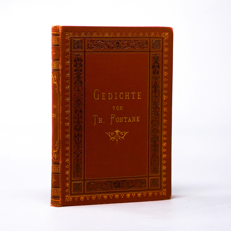 Lot 2027, Auction 126, Fontane, Theodor, Gedichte (Zweite Auflage)