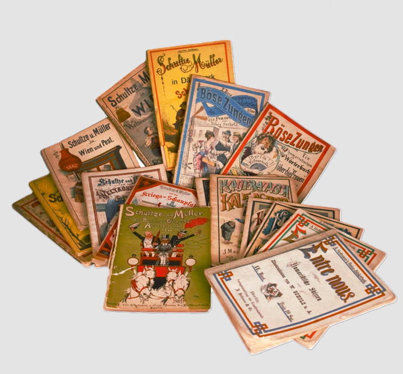 Lot 2113, Auction 126, Trivialromane, Sammlung von 23 satirisch-humoristischen Heftromanen