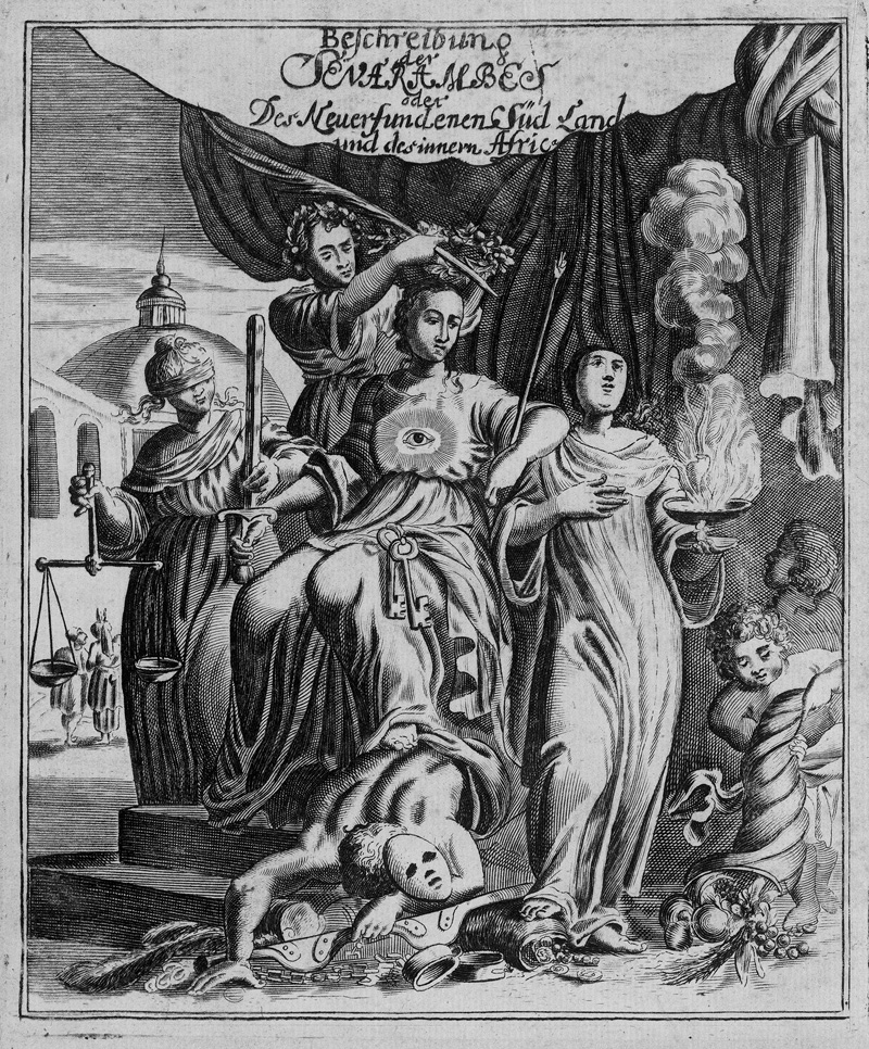 Lot 2116, Auction 126, Vairasse d'Ailliers, Denis, Historie der neu-gefundenen Völcker Severambes