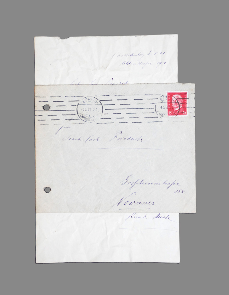 Lot 2532, Auction 126, Huch, Ricarda, Brief an einen Maler. 1931