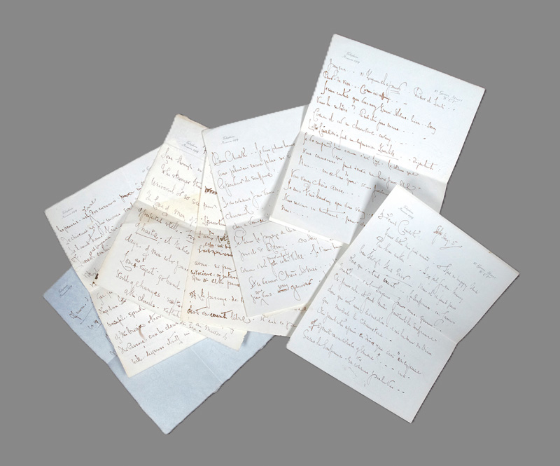 Lot 2536, Auction 126, Morell, Lady Ottoline, Konvolut Briefe an Charlotte Wolff. 1936