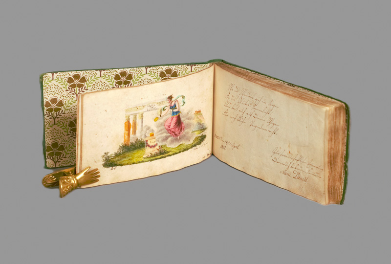 Lot 2545, Auction 126, Stammbuch, Emma Strauwald aus Schlesien. 1824-1834