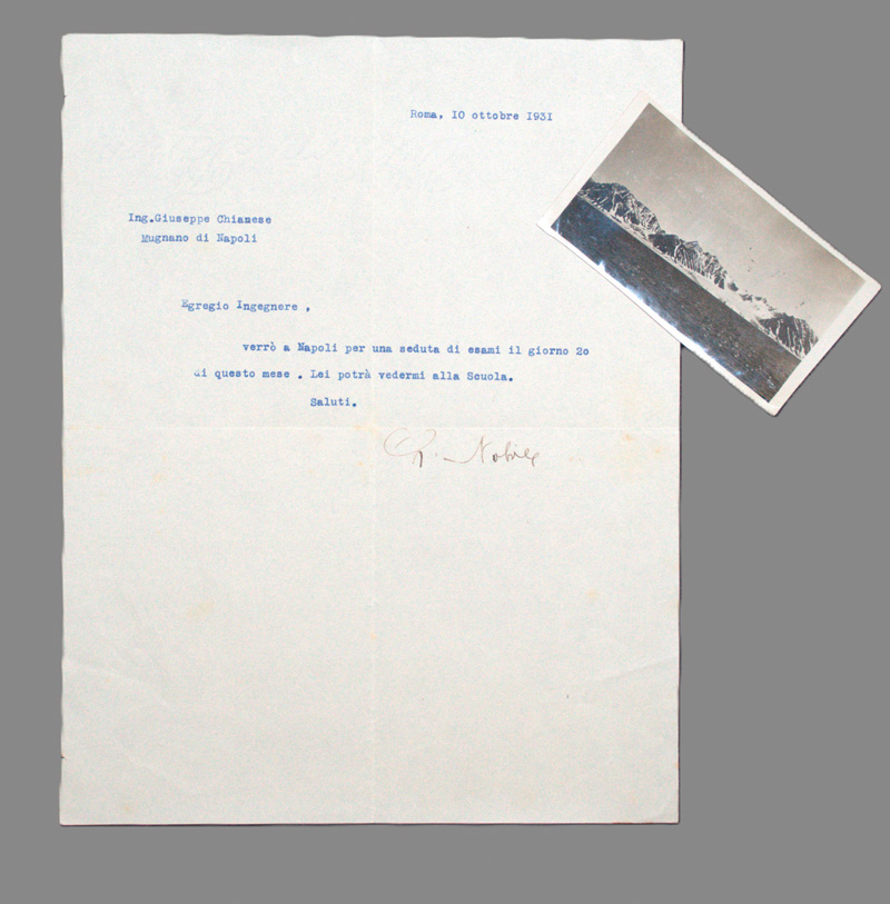 Lot 2564, Auction 126, Nobile, Umberto, Brief und Arktis-Foto. 1931
