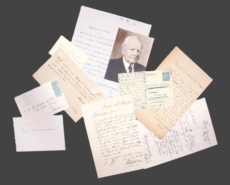 Lot 2565, Auction 126, Philosophen, 10 Autographen. Mit Beigabe M. Lazarus. 1860-1942