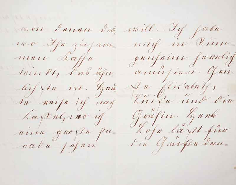 Lot 2603, Auction 126, Wilhelm II., Deutscher Kaiser, Brief als vierjähriges Kind an eine Cousine. 1863