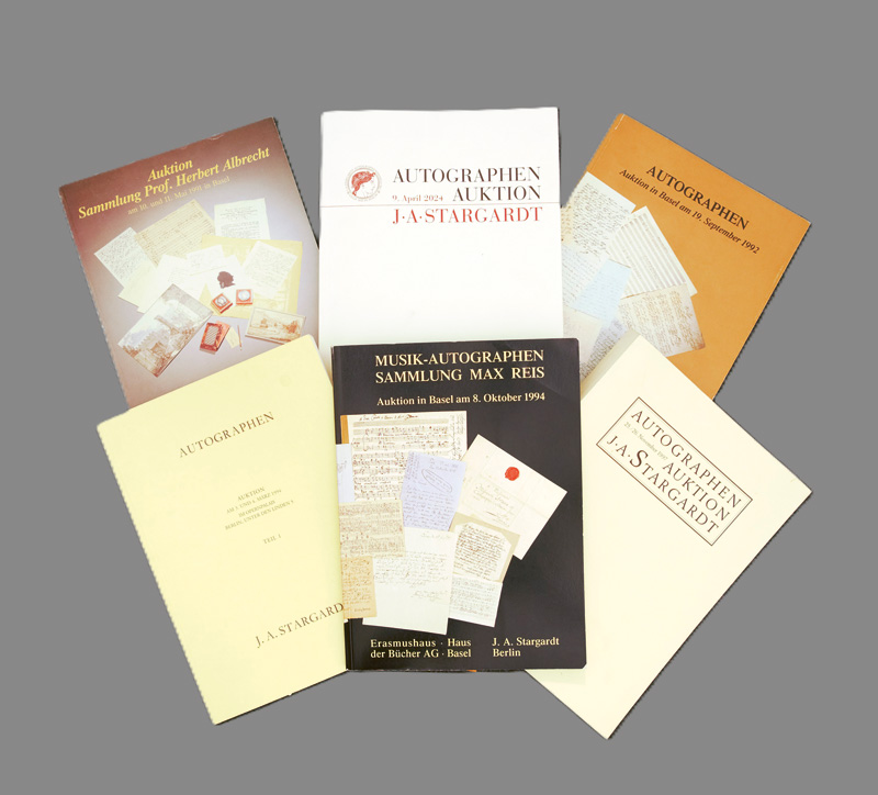 Lot 2638, Auction 126, Stargardt, J. A., 62 Kataloge ihrer Autographen-Auktionen. 1971-2024