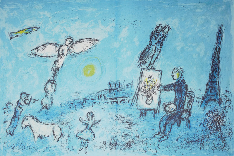 Lot 3044, Auction 126, Derrière le Miroir und Chagall, Marc - Illustr., No. 246. Chagall