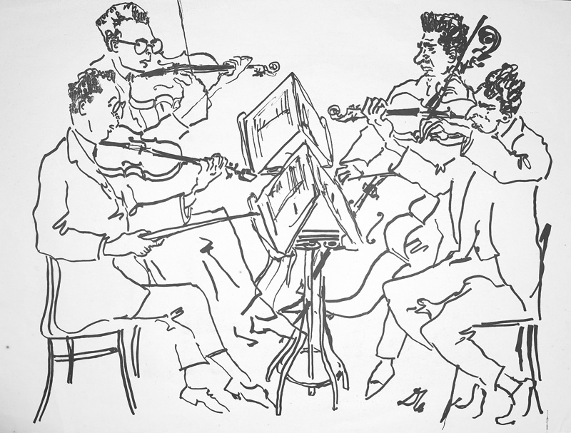 Lot 3062, Auction 126, Dolbin, Benedikt Fred, Wiener Steichquartett